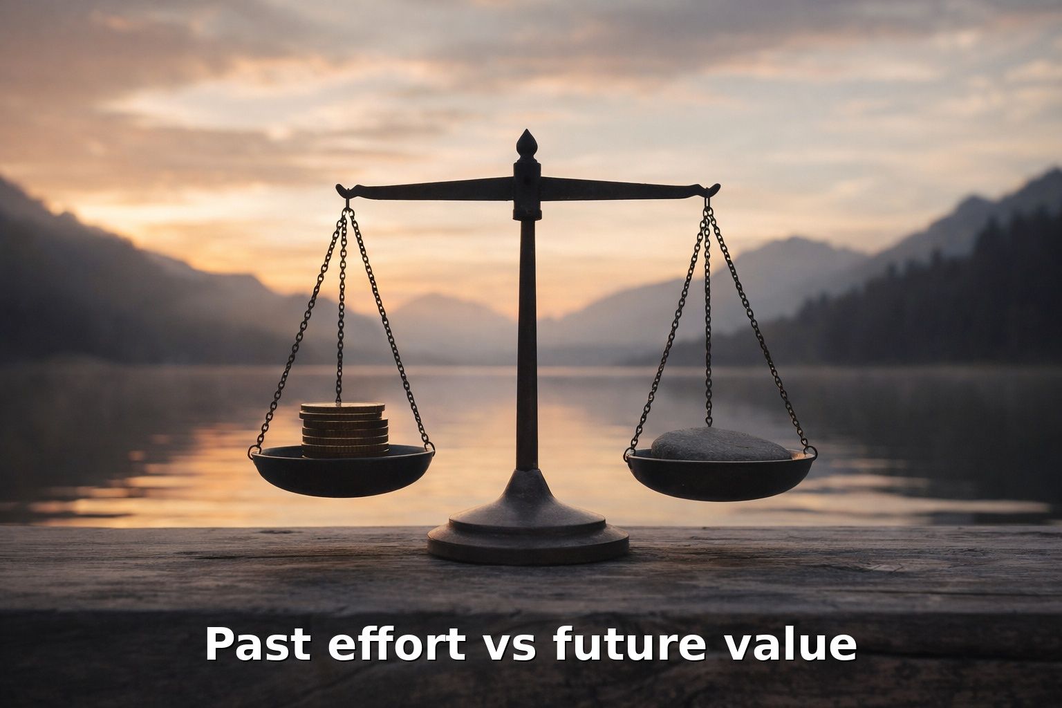 Past effort vs future value